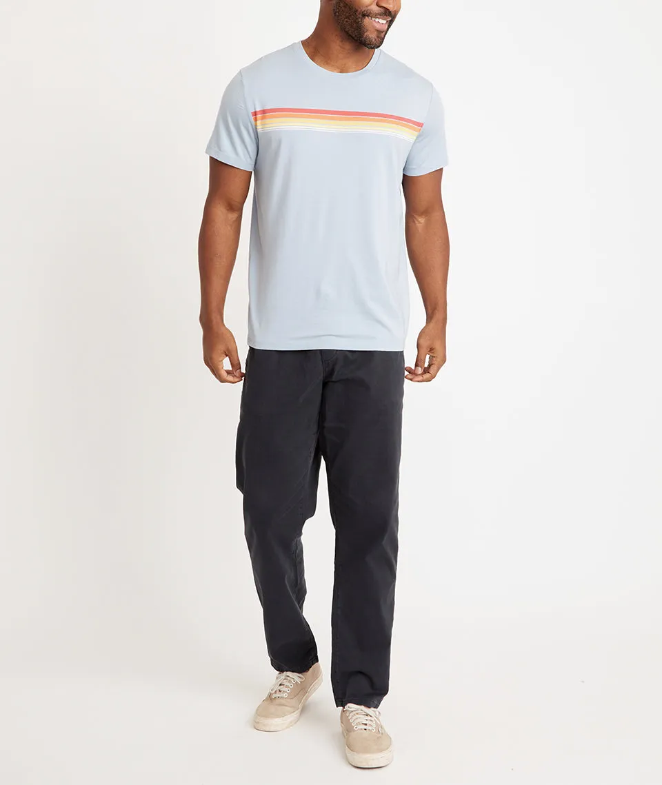 Signature Crew Graphic Tee in Dusty Blue sold by Marine Layer product image thumbnail 5