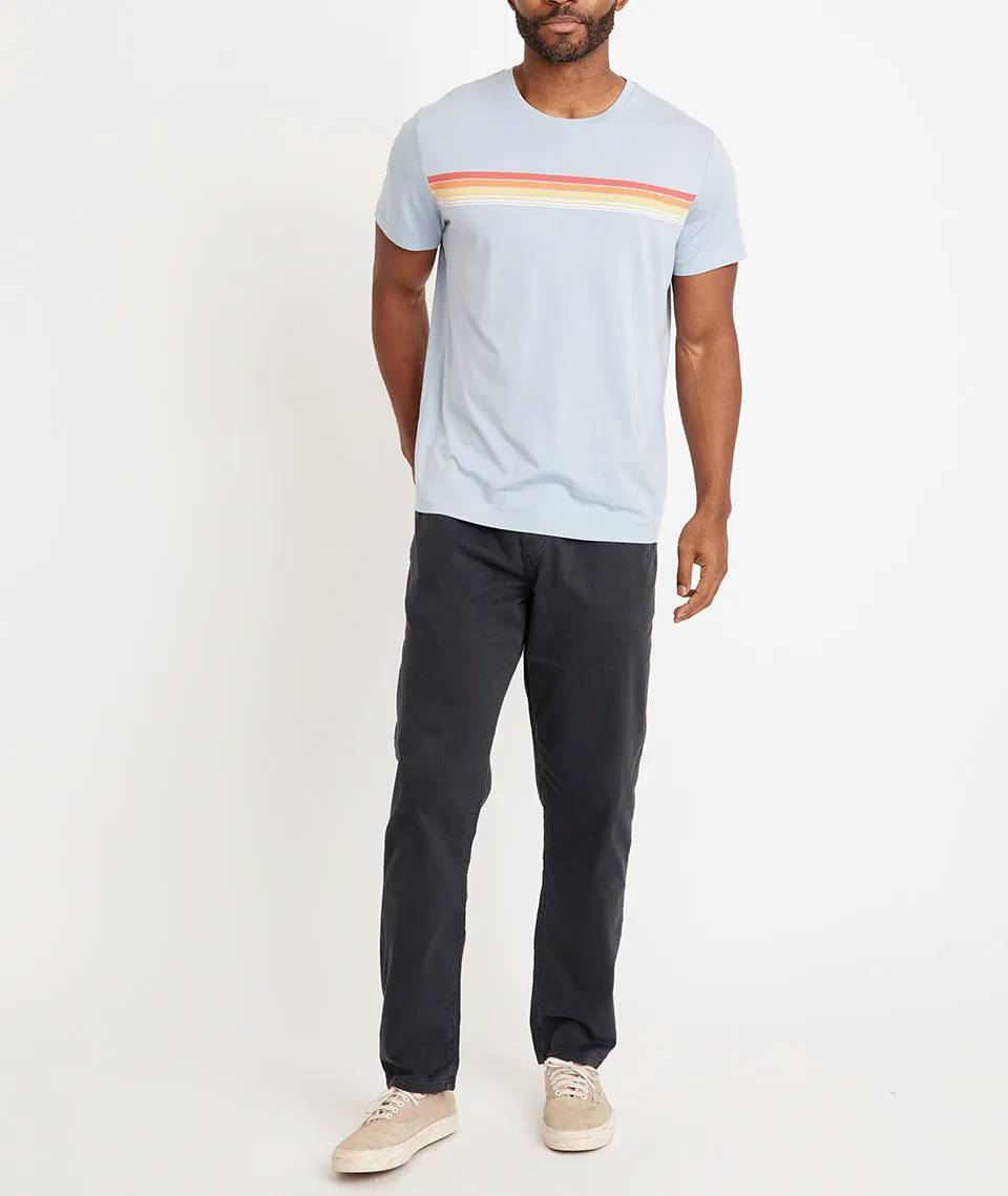 Signature Crew Graphic Tee in Dusty Blue sold by Marine Layer product image thumbnail 4