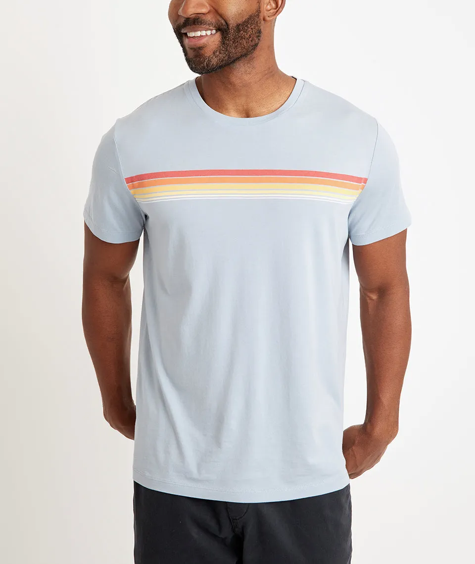 Signature Crew Graphic Tee in Dusty Blue sold by Marine Layer product image thumbnail 2