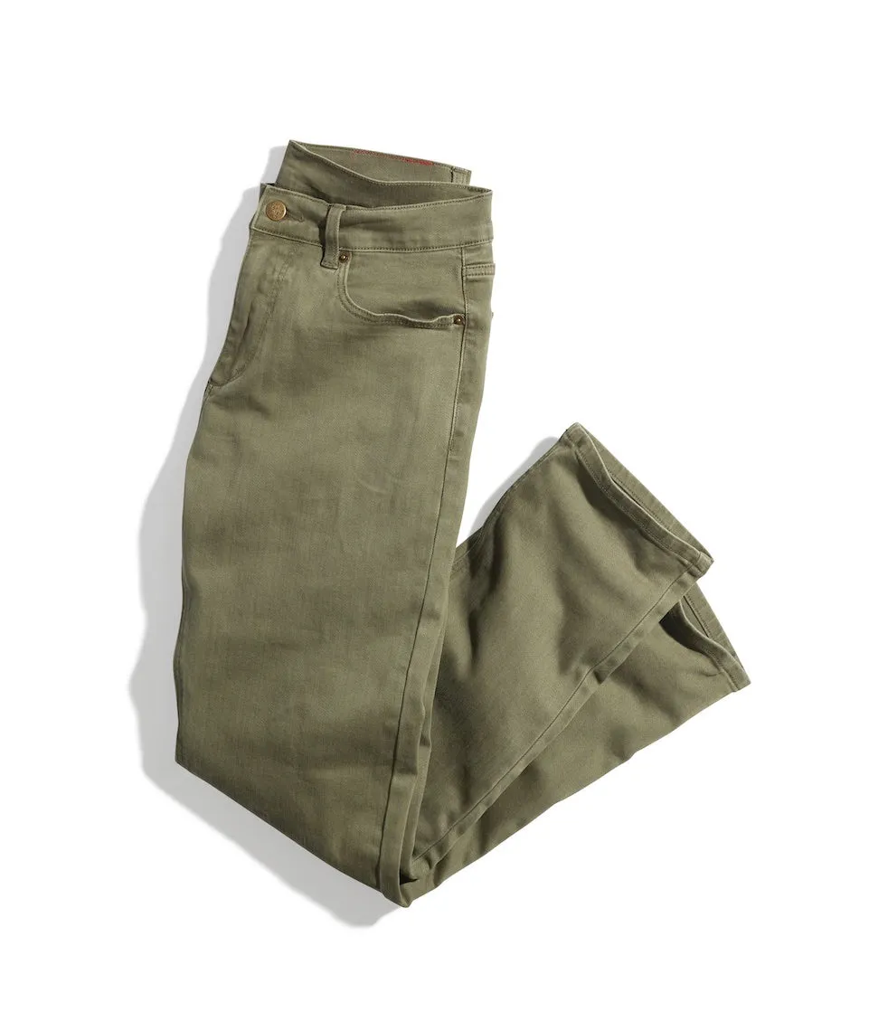 5 Pocket Athletic Fit Twill Pant sold by Marine Layer
