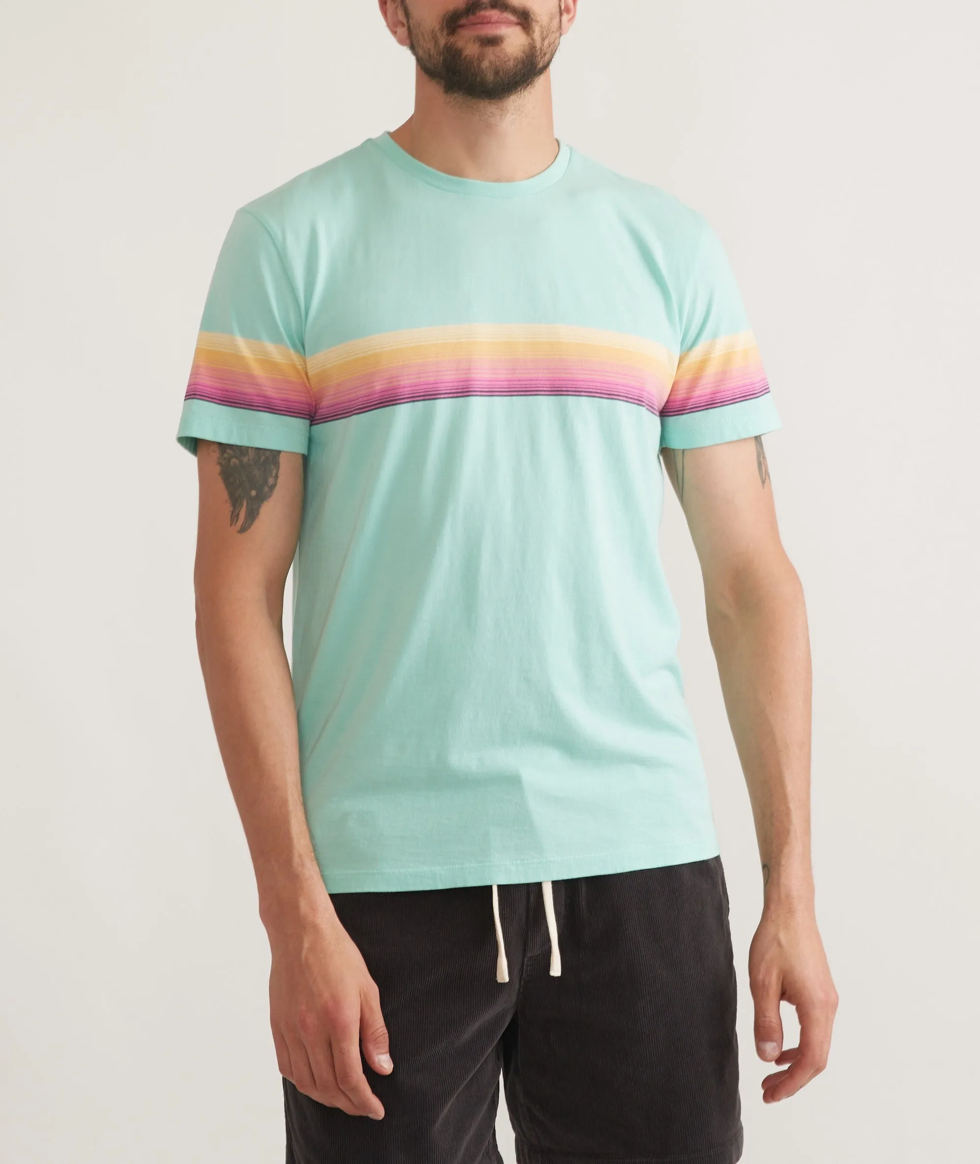 Signature Crew Stripe Tee sold by Marine Layer product image thumbnail 2