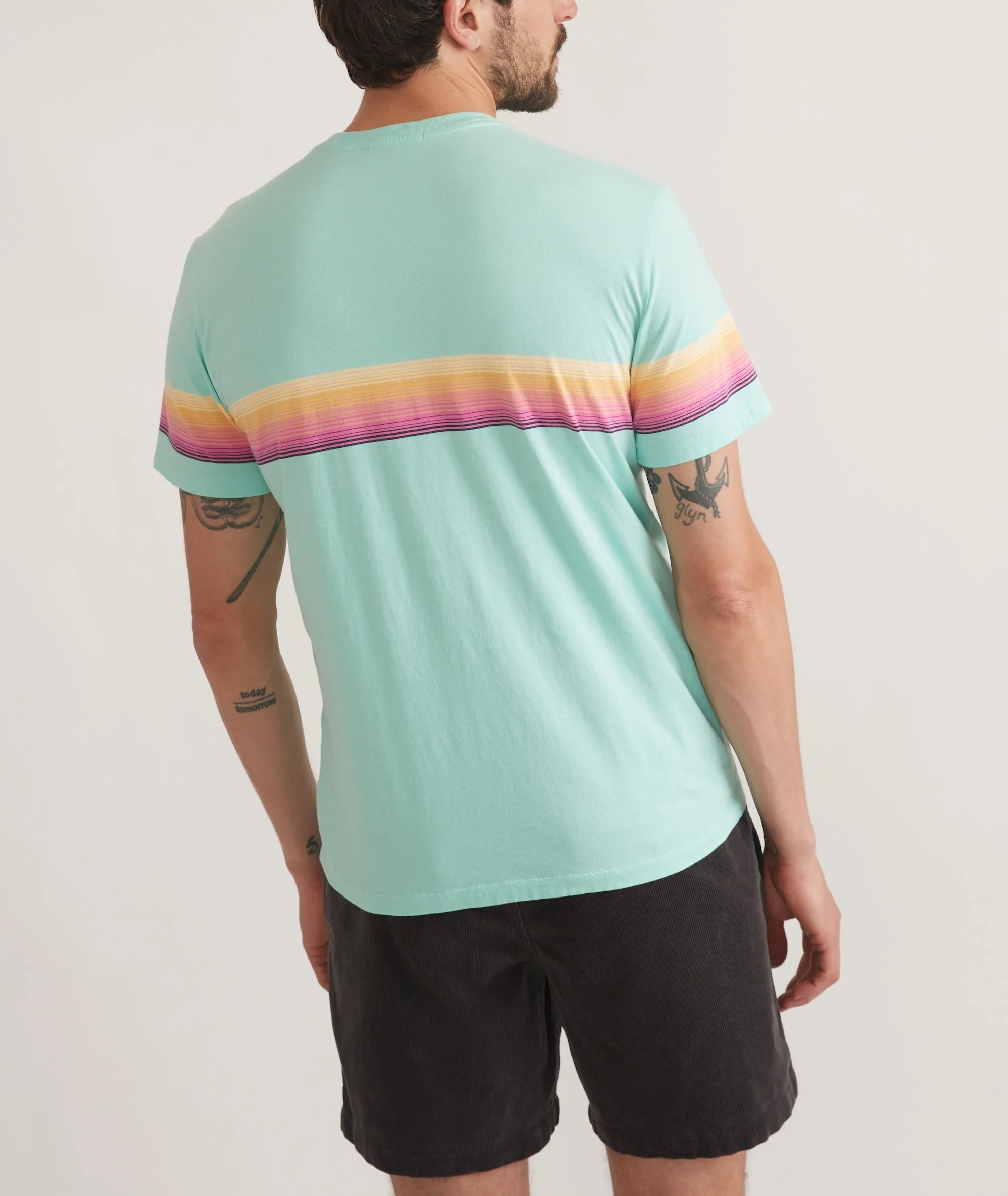 Signature Crew Stripe Tee sold by Marine Layer product image thumbnail 4