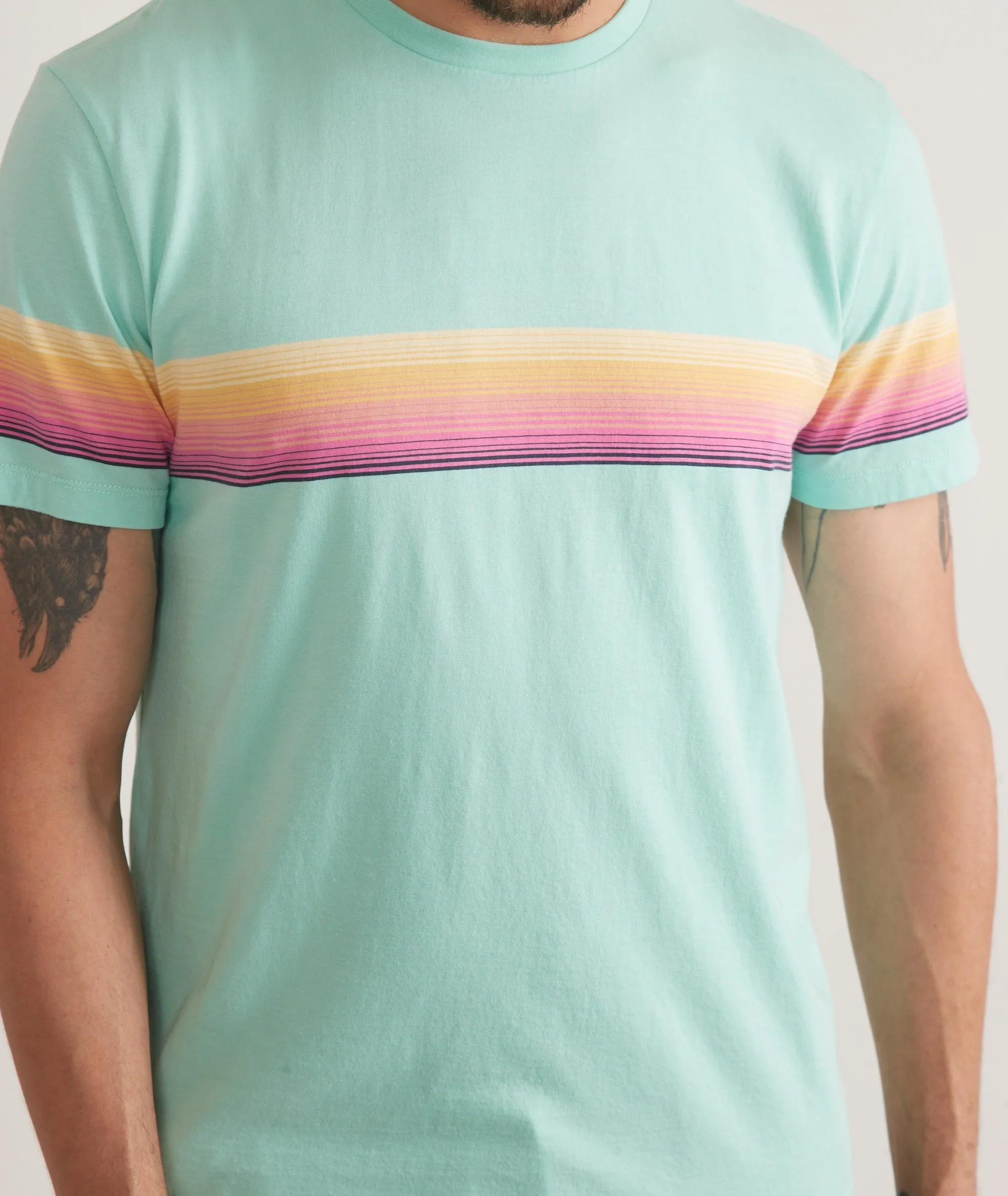 Signature Crew Stripe Tee sold by Marine Layer product image thumbnail 3
