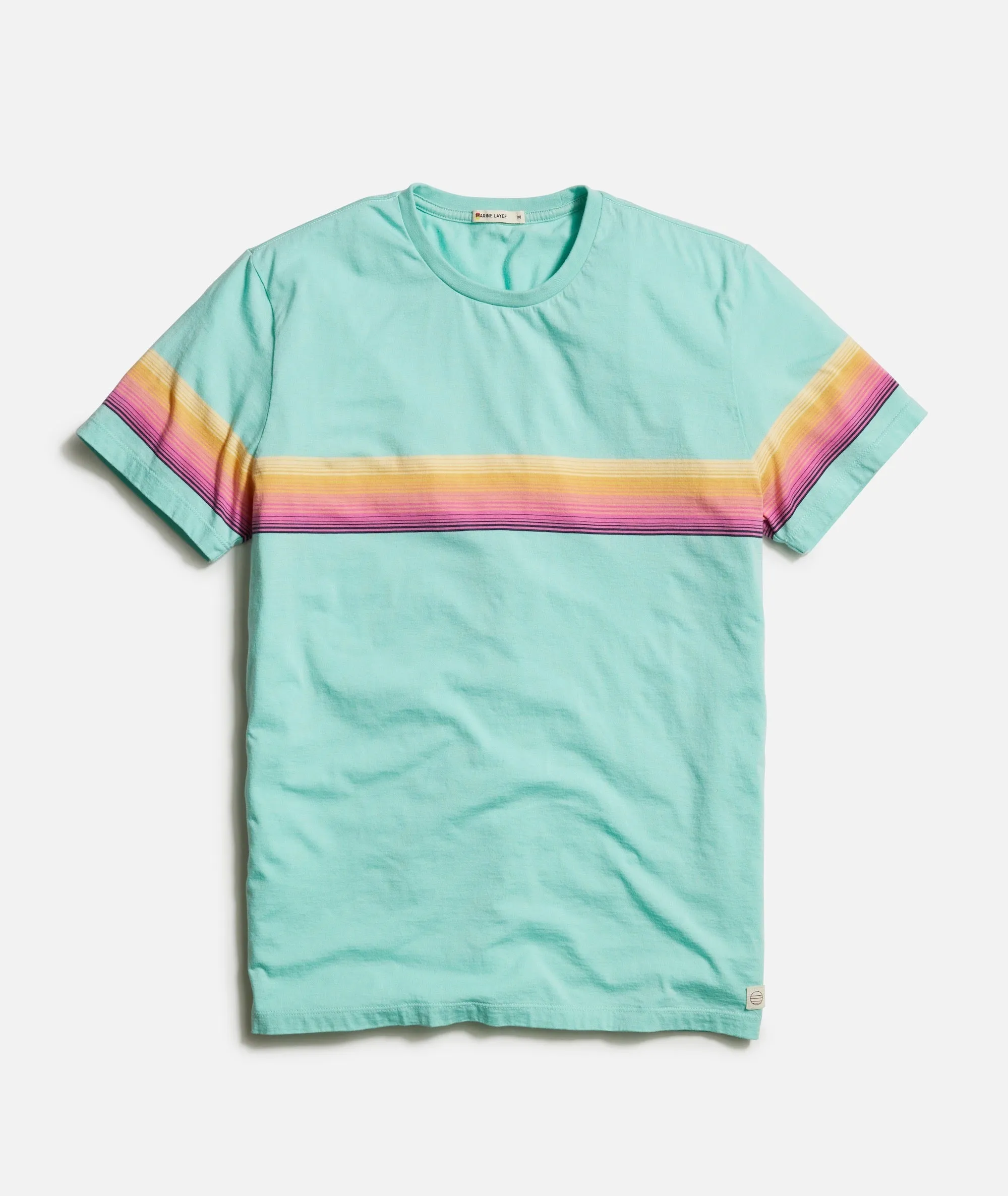Signature Crew Stripe Tee sold by Marine Layer