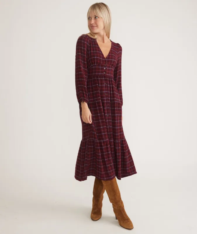 Corinne Double Cloth Maxi Dress | Parallel