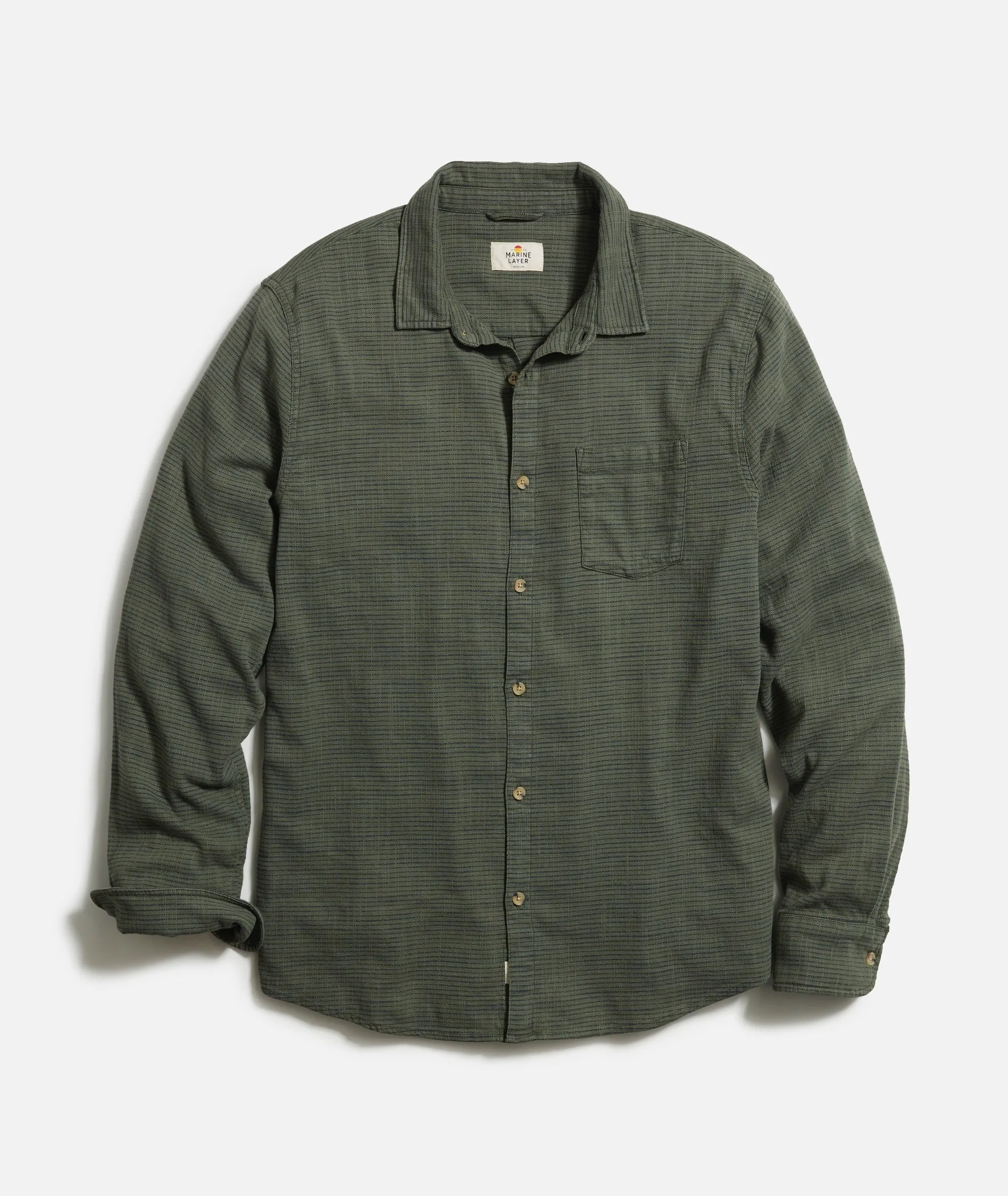 Stretch Selvage Long Sleeve Shirt sold by Marine Layer