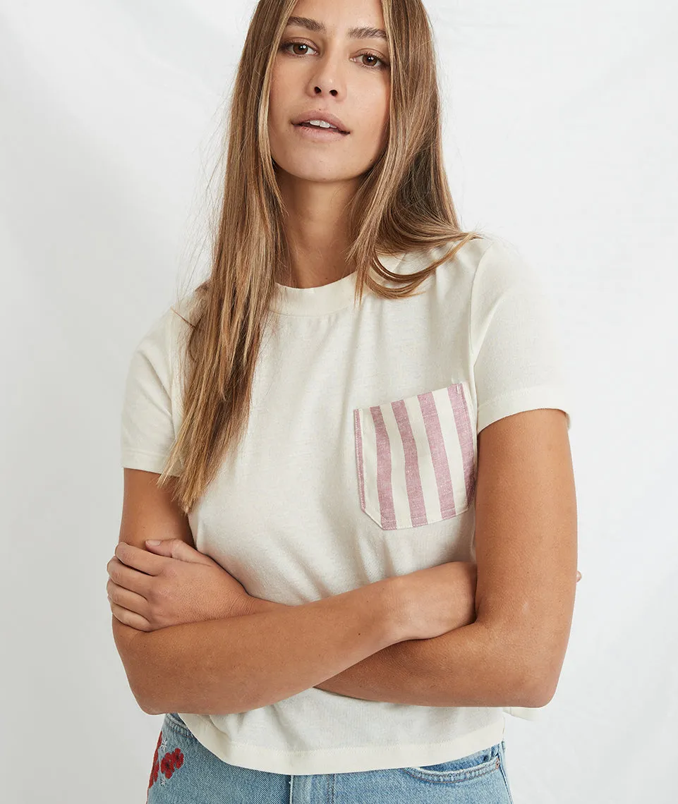 Re-Spun Contrast Pocket Tee sold by Marine Layer product image thumbnail 4