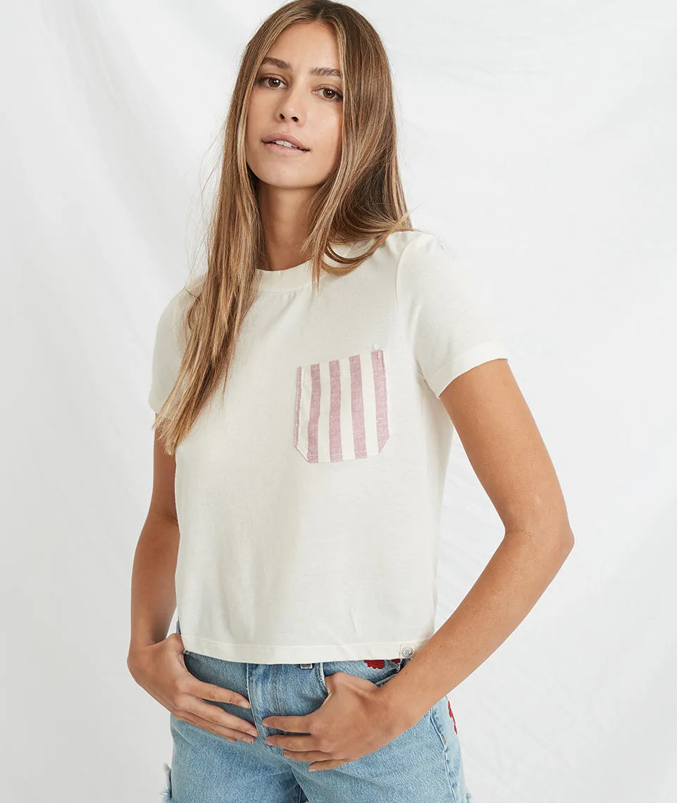 Re-Spun Contrast Pocket Tee sold by Marine Layer product image thumbnail 3