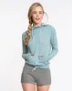 Double Knit Cowlneck Hoodie - Stone Blue sold by Marine Layer