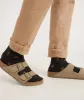 Crew Sock in Charcoal Mushroom sold by Marine Layer