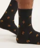 Crew Sock in Charcoal Mushroom sold by Marine Layer