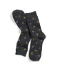 Crew Sock in Charcoal Mushroom sold by Marine Layer