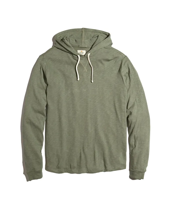 Double Knit Hoodie in Faded Thyme sold by Marine Layer