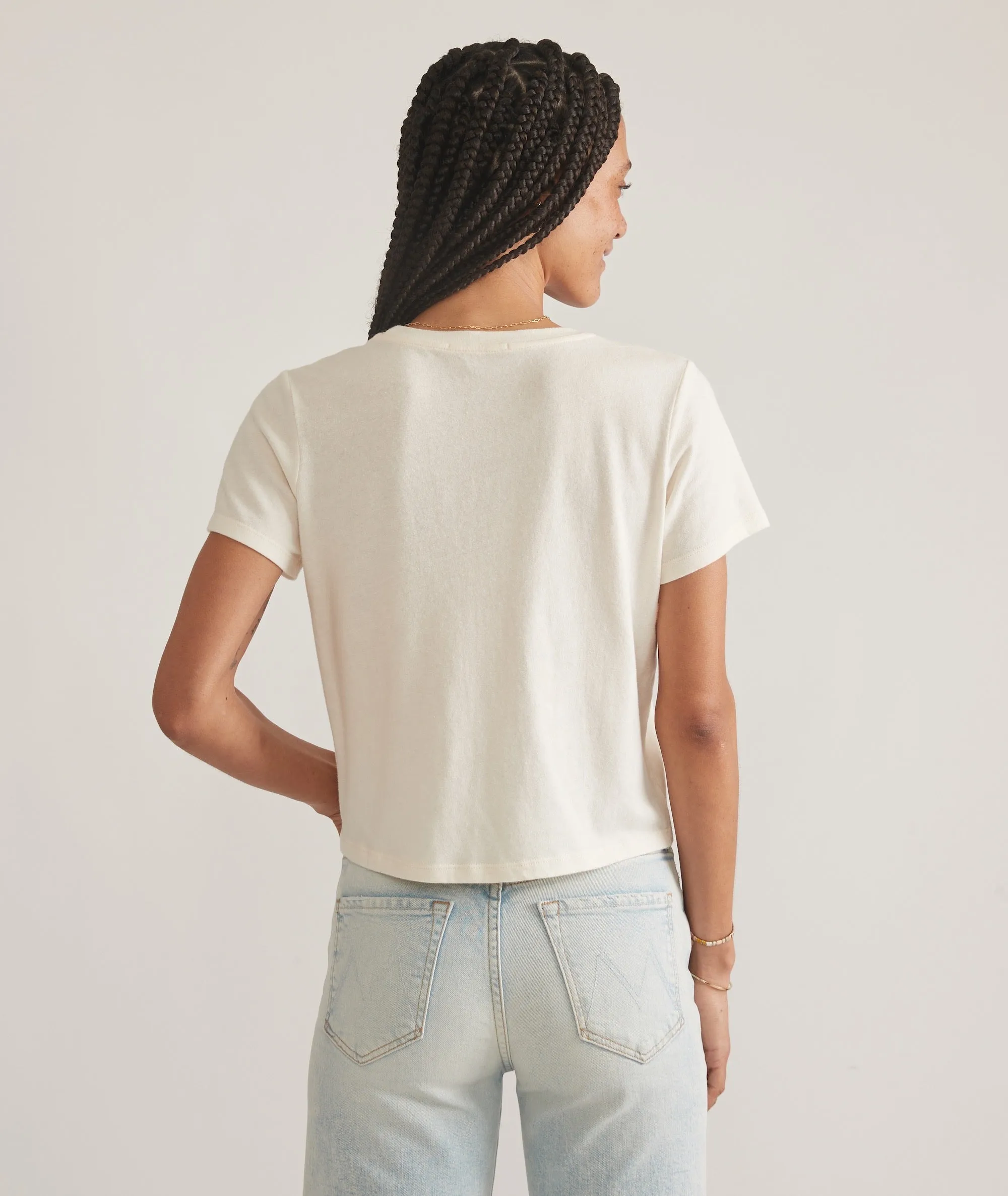 Easy Crop Graphic Tee sold by Marine Layer product image thumbnail 4