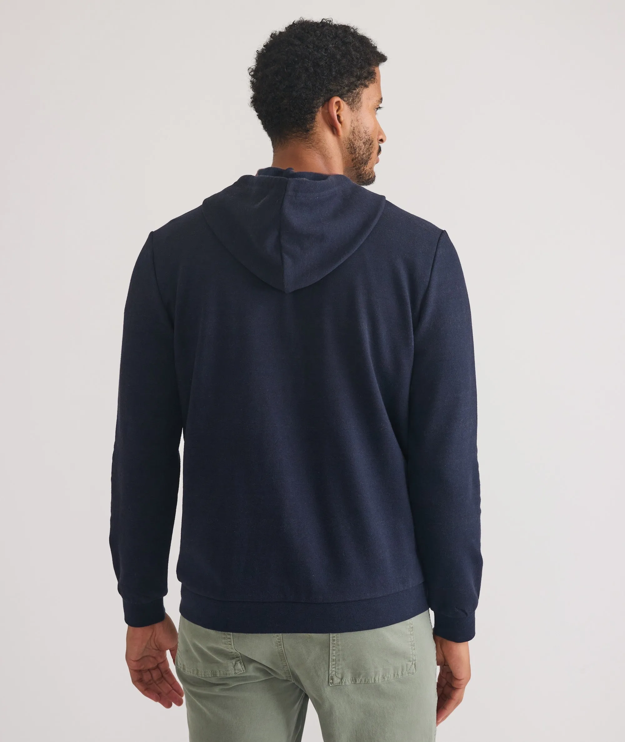 Fleece Stripe Full-Zip sold by Marine Layer product image thumbnail 5