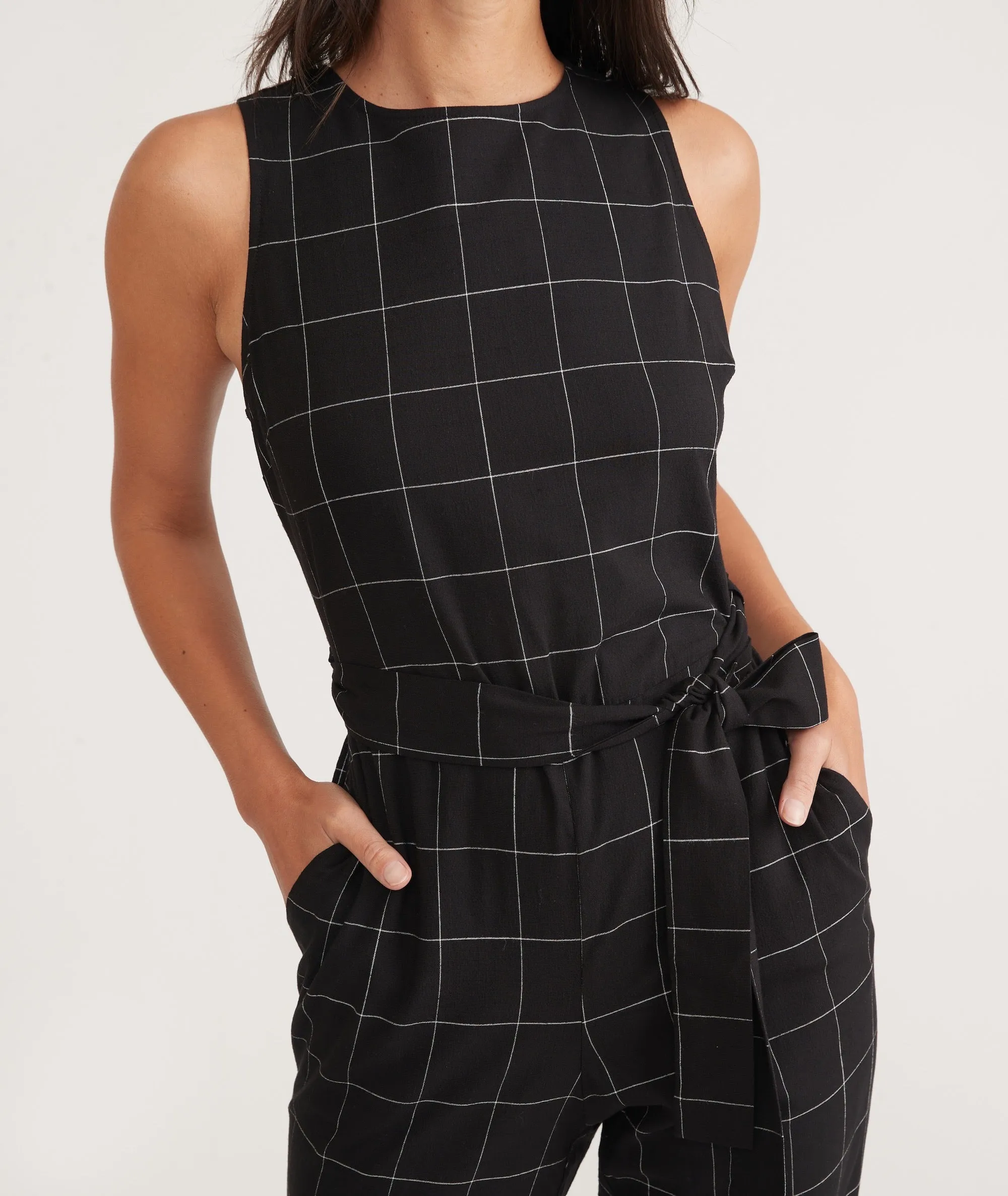 Eloise Belted Jumpsuit sold by Marine Layer product image thumbnail 2