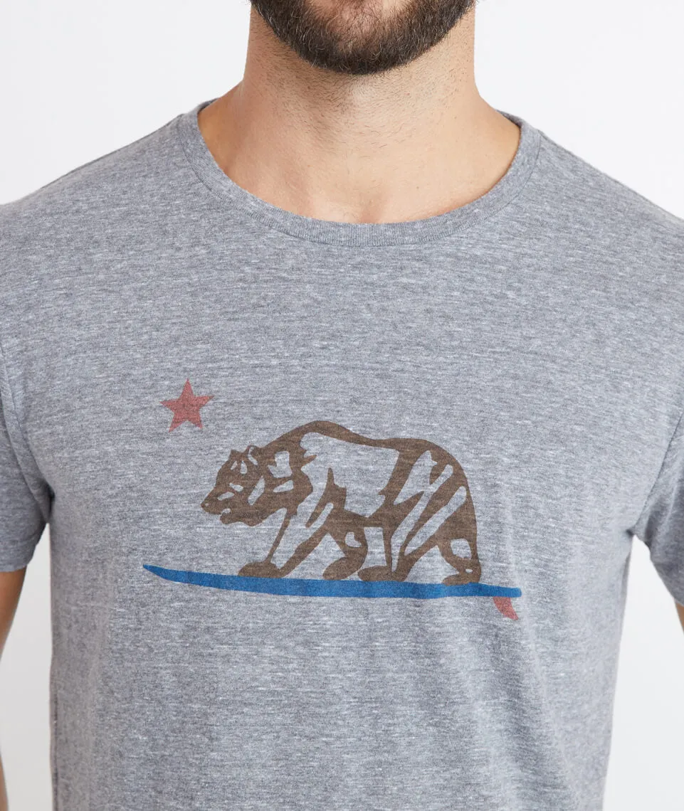 California Bear Graphic in Grey sold by Marine Layer product image thumbnail 3