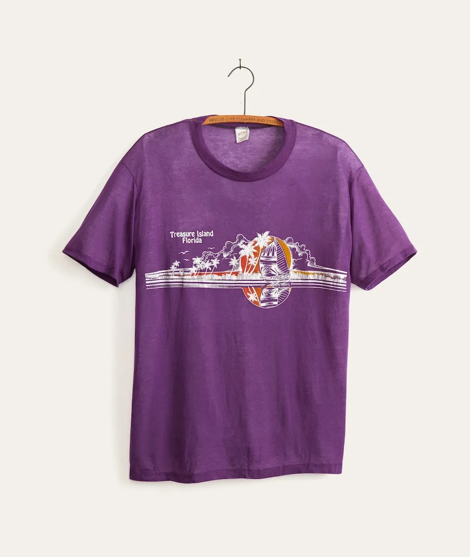 Treasure Island FL Sunset Tee sold by Marine Layer