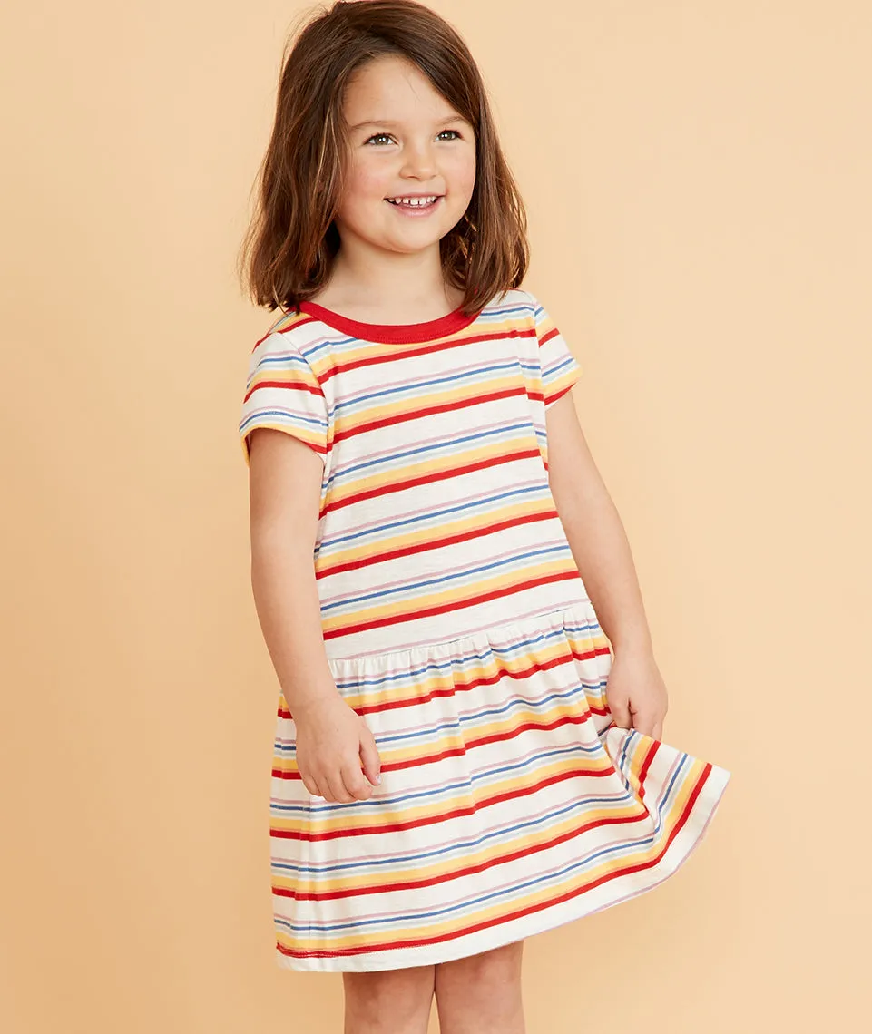 Mini T-Shirt Dress in Multi Stripe sold by Marine Layer product image thumbnail 3