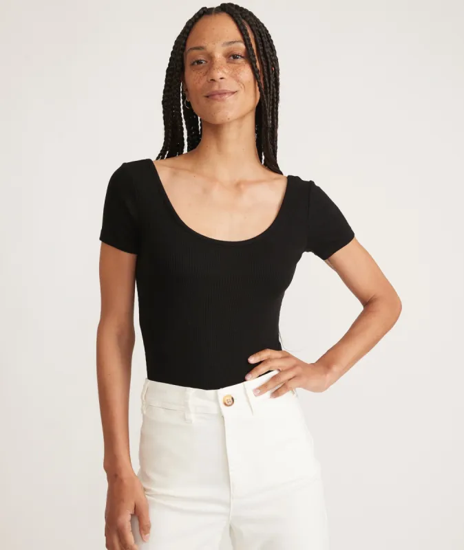Lexi Rib Bodysuit made by Marine Layer