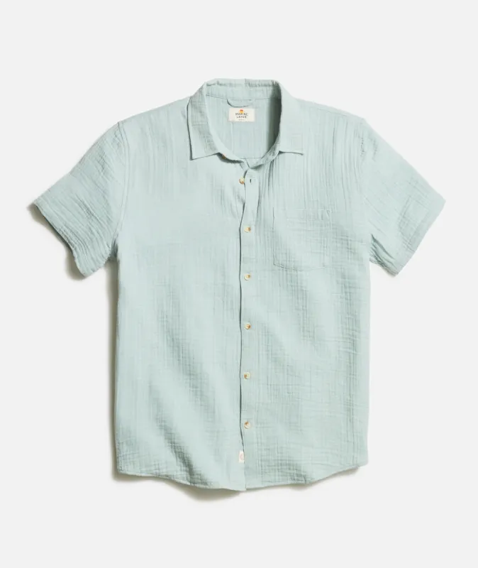 Crinkle Double Cloth  Shirt sold by Marine Layer
