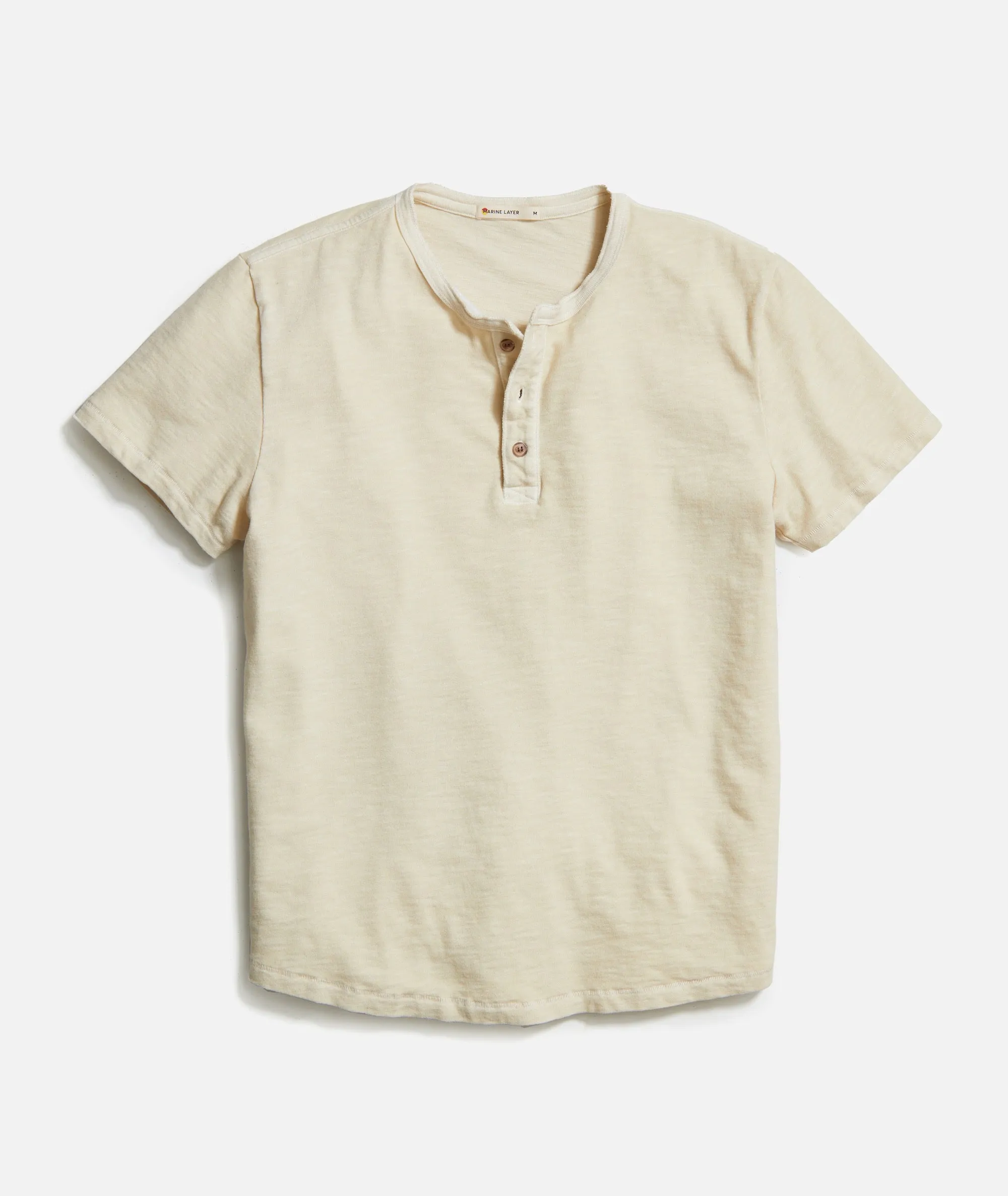 Vintage Heavy Slub Henley sold by Marine Layer