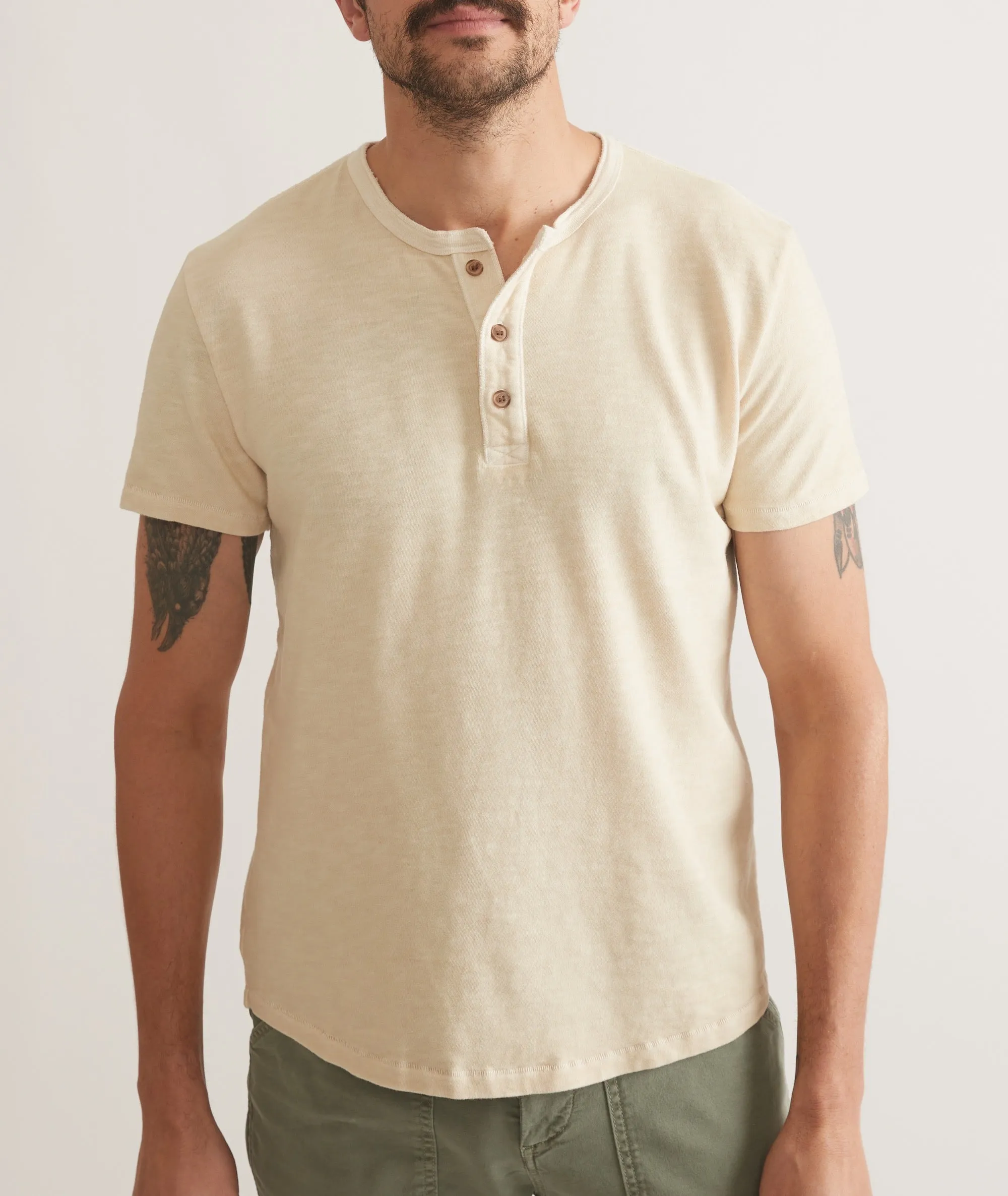Vintage Heavy Slub Henley sold by Marine Layer product image thumbnail 2