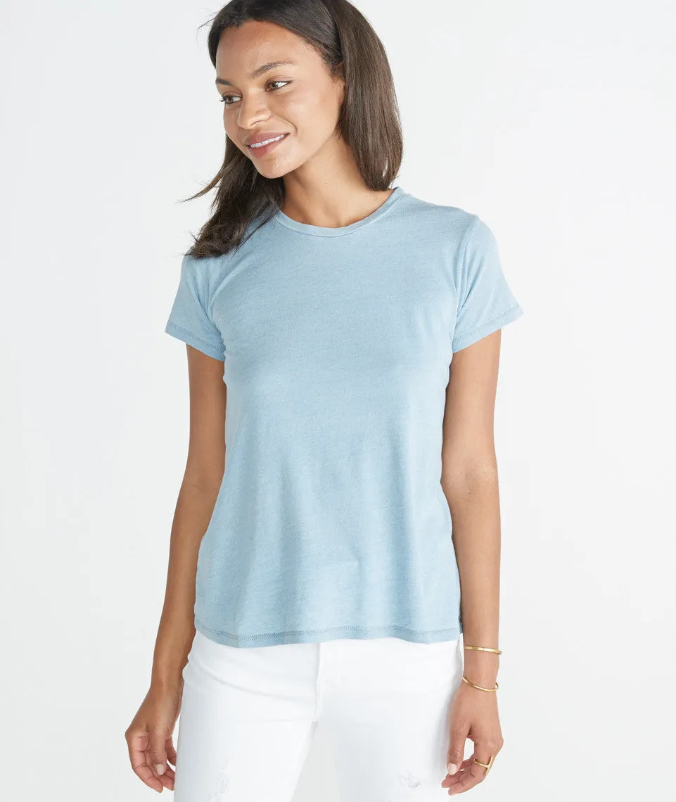 Swing Crew in Faded Indigo sold by Marine Layer