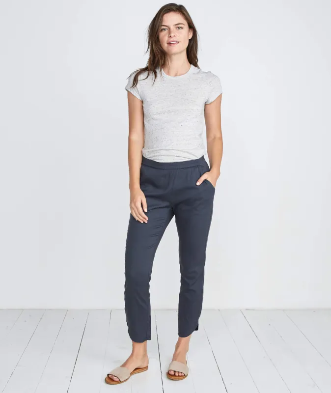 Allison Pant in Faded Charcoal sold by Marine Layer