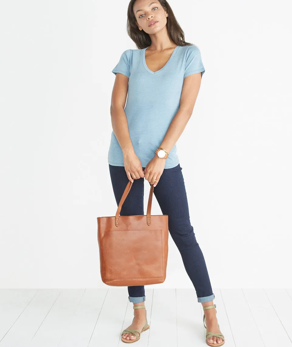 Slub V-Neck - Faded Indigo sold by Marine Layer product image thumbnail 5