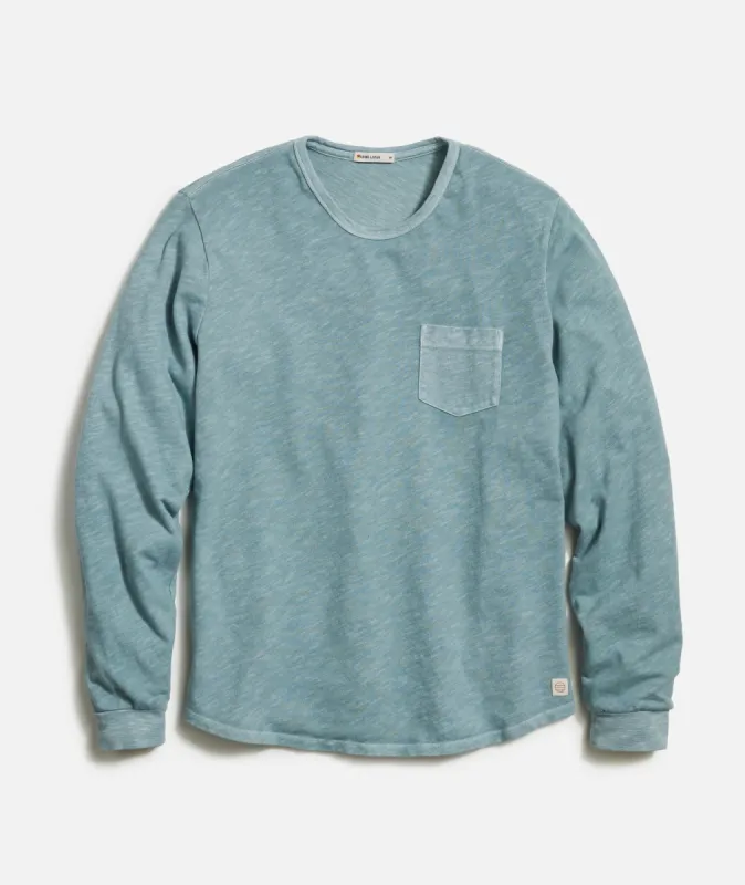 Long Sleeve Vintage Heavy Slub Pocket Tee sold by Marine Layer