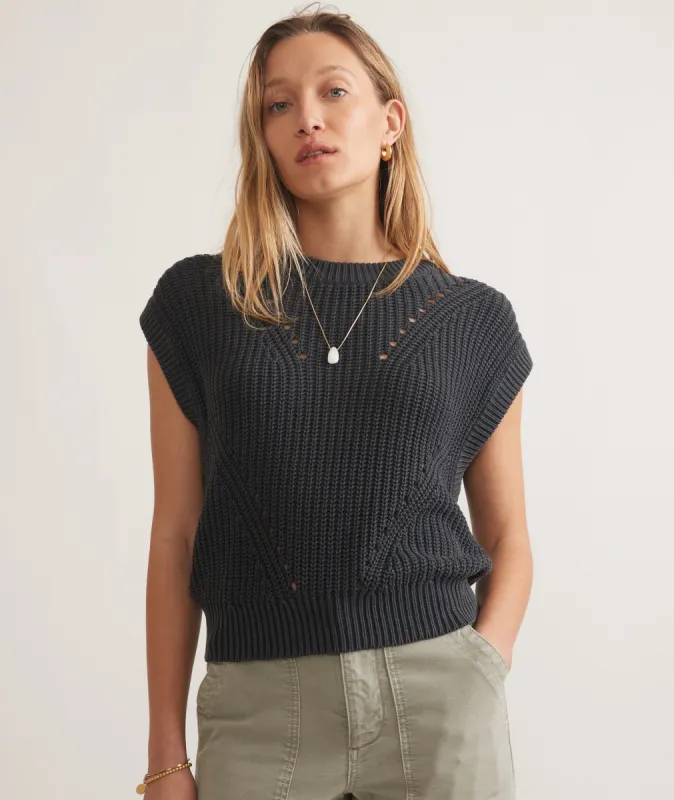 Ramona Sweater Vest sold by Marine Layer