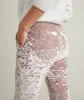 Allison Pant in Mauve Crushed Velour sold by Marine Layer