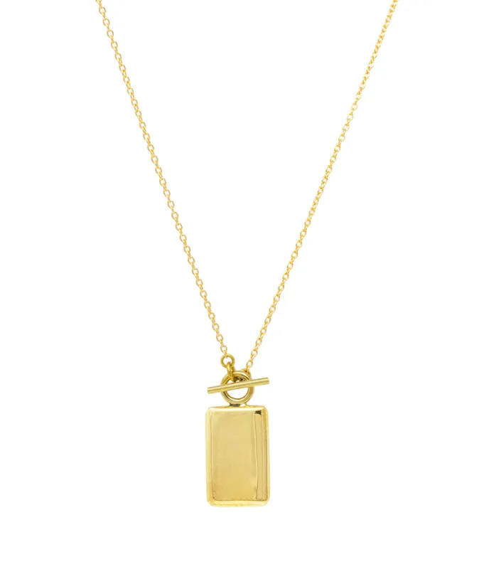Soko Rectangle Medallion Necklace sold by Marine Layer