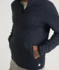 Men's Corbet Quarter Zip Pullover in Navy sold by Marine Layer