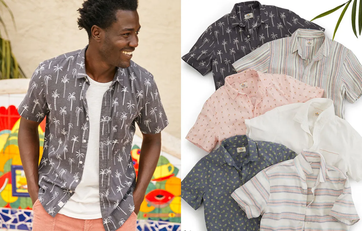 Fathers Day ButtonDown MC sold by Marine Layer