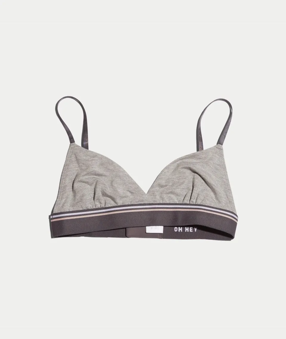 Rose Bralette in Heather Grey sold by Marine Layer