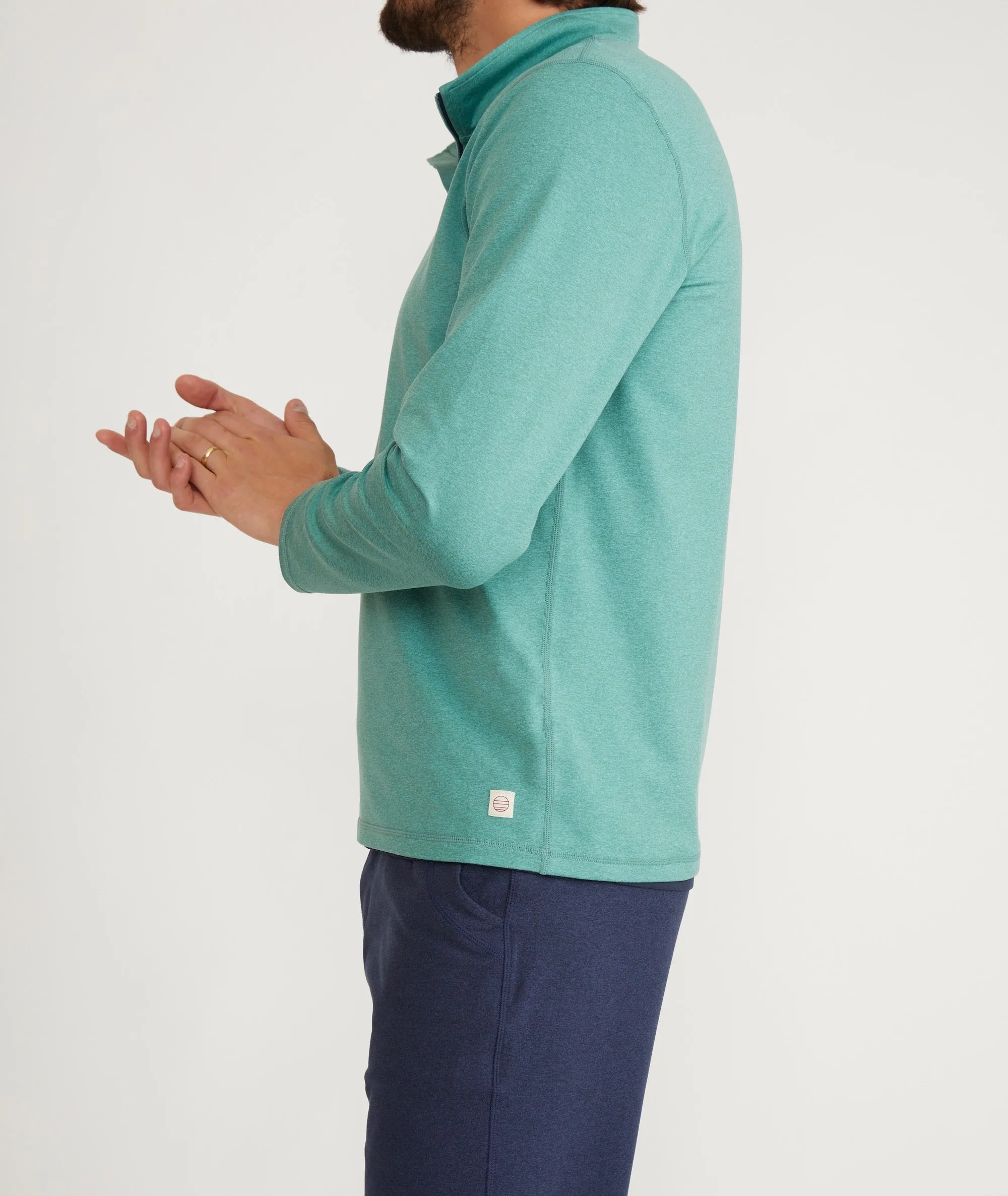 Re-Spun Sport Quarter Zip sold by Marine Layer product image thumbnail 4