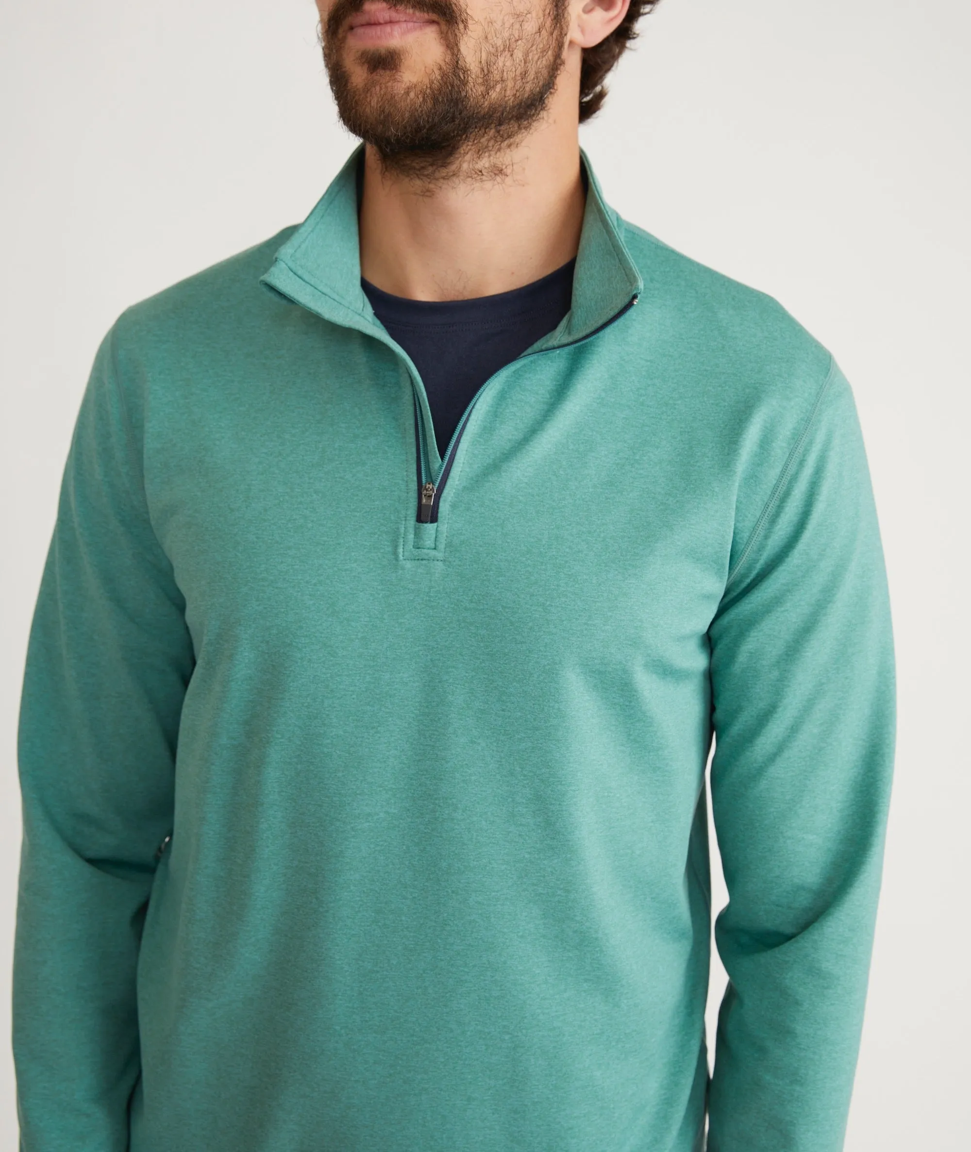 Re-Spun Sport Quarter Zip sold by Marine Layer product image thumbnail 3