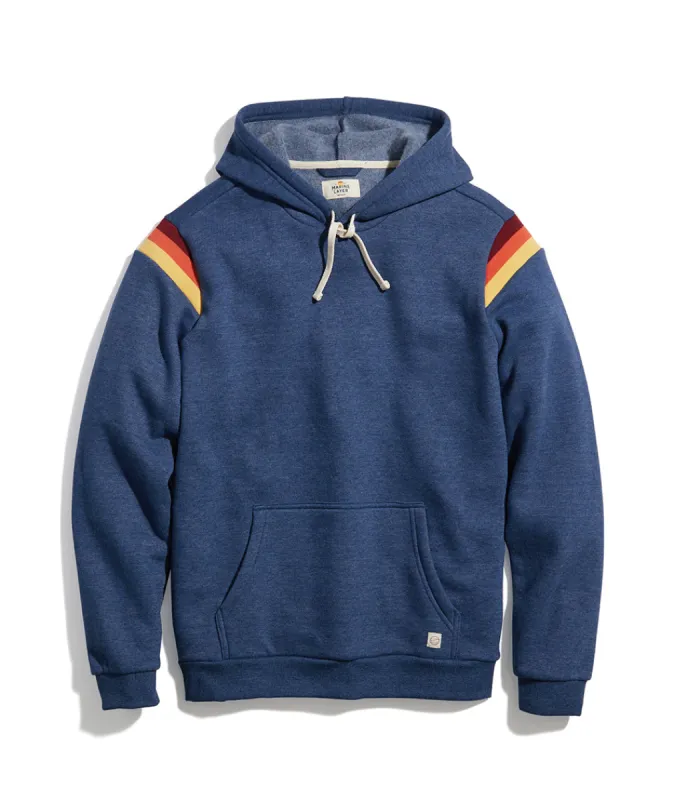 Banks Pullover Hoodie in True Navy sold by Marine Layer