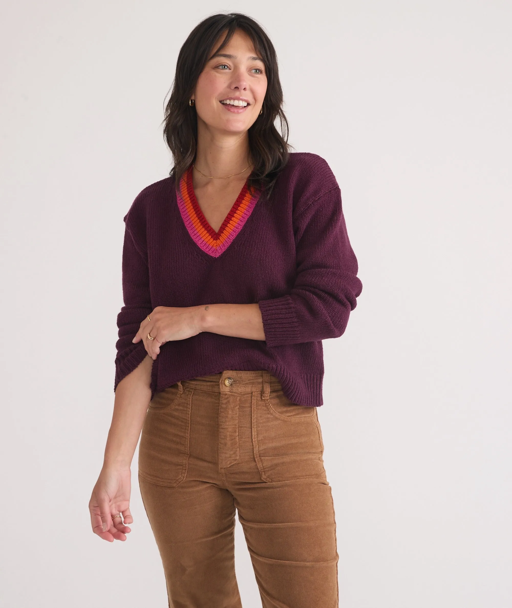 Bella Cropped Sweater sold by Marine Layer