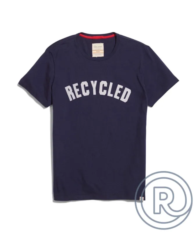 Re-Spun Recycled Tee in Navy sold by Marine Layer