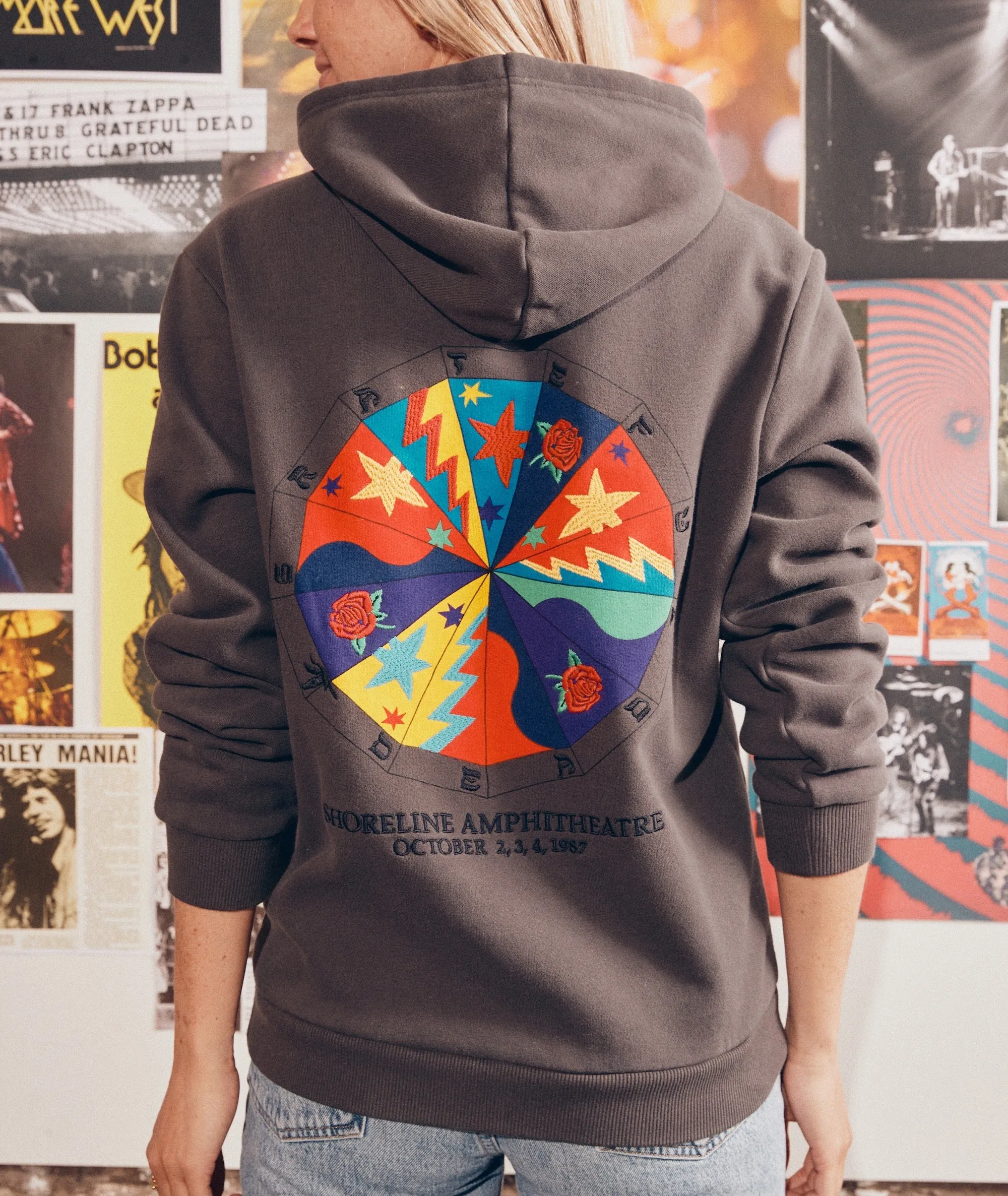 Grateful Dead Shoreline Amphitheatre Unisex Hoodie sold by Marine Layer product image thumbnail 5