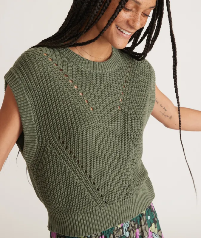 Devon Sweater Vest sold by Marine Layer