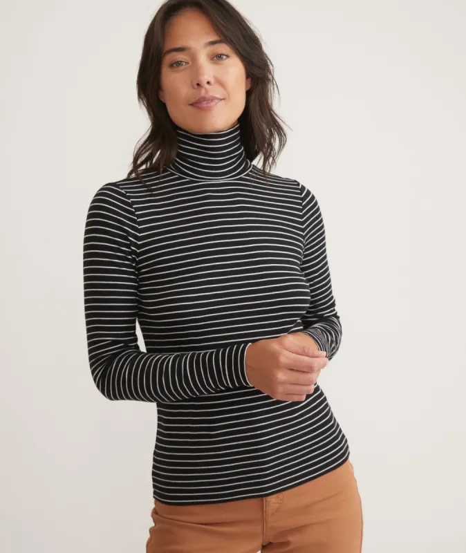 Lexi Rib Turtleneck sold by Marine Layer