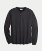 Double Knit Henley - Faded Black sold by Marine Layer