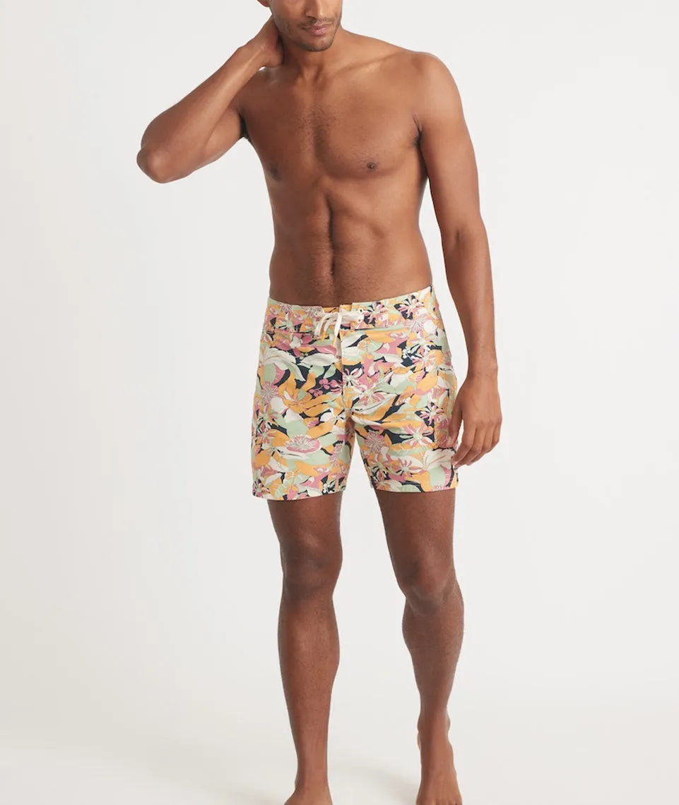 Coronado Board Short in Vintage Floral Print sold by Marine Layer product image thumbnail 3