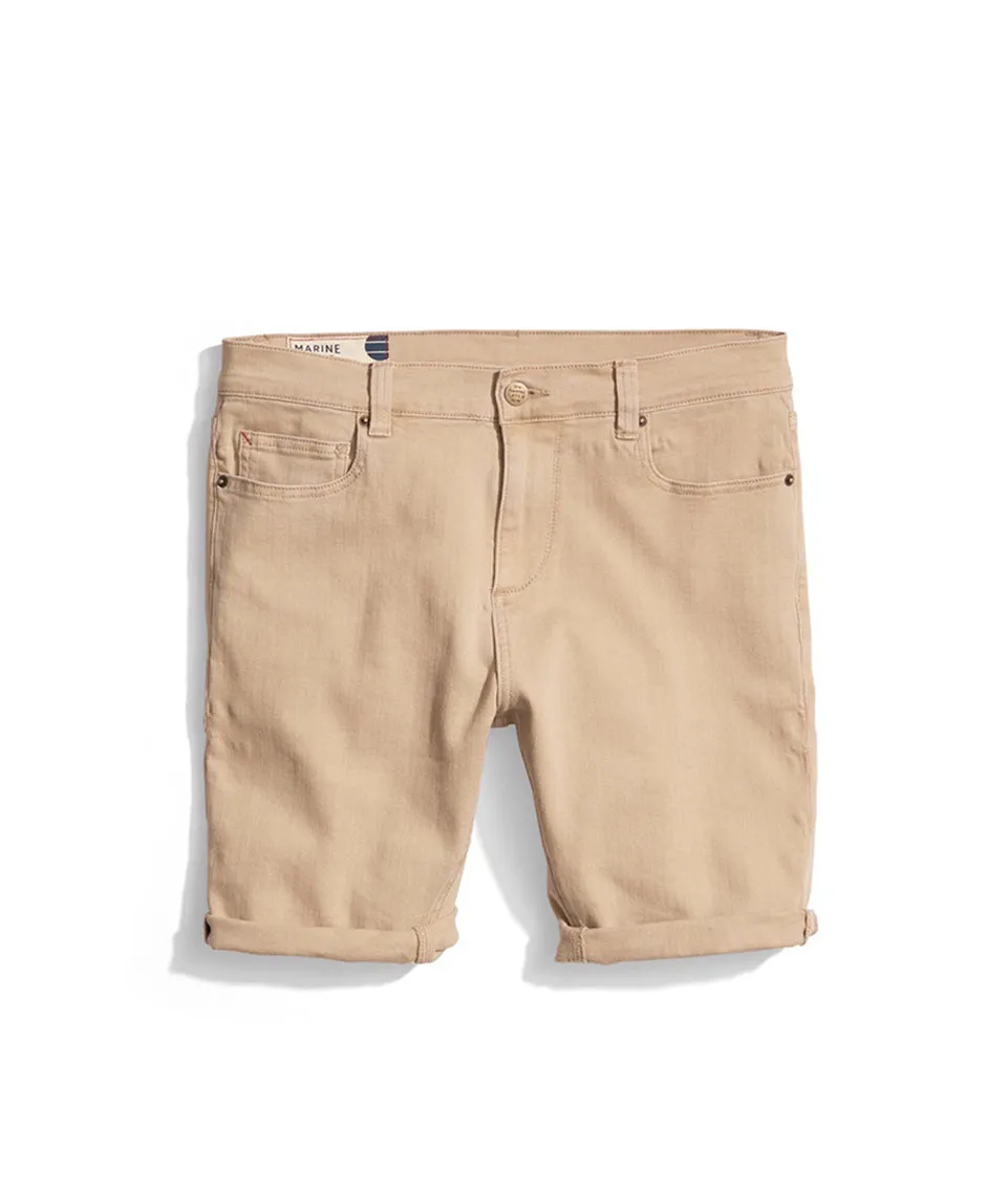 Dock Short in Light Khaki sold by Marine Layer