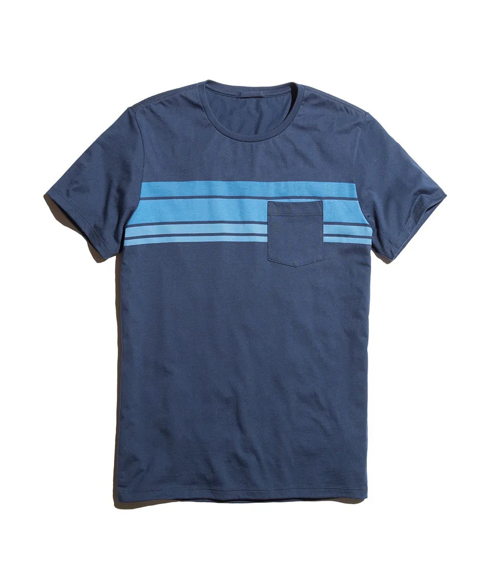 Sunset Stripe Pocket Tee sold by Marine Layer