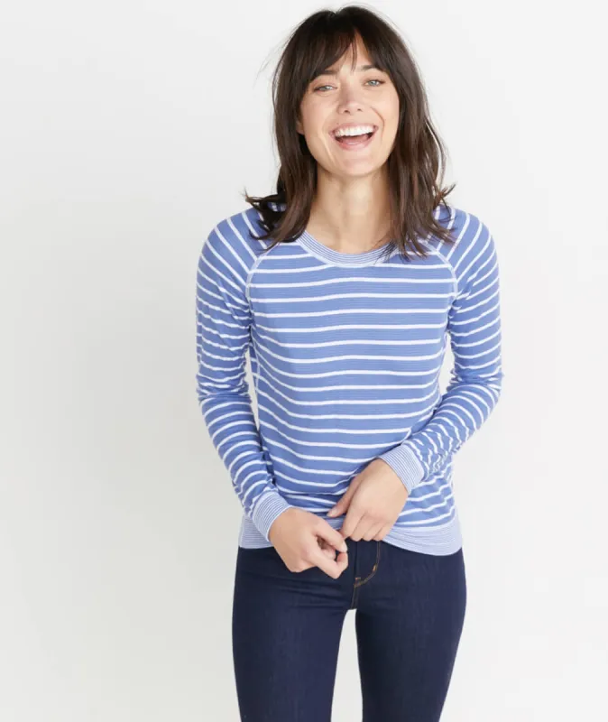 Radley Reversible Raglan in Marlin/White sold by Marine Layer